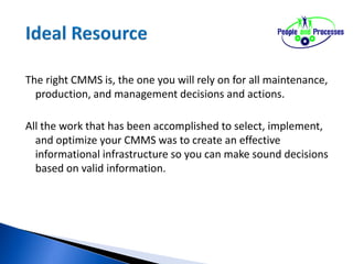 Choosing The Right CMMS | PDF
