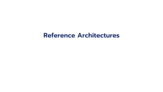 Reference Architectures
 