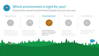 Choosing the Right Demo Environment (Salesforce Partners) | PDF