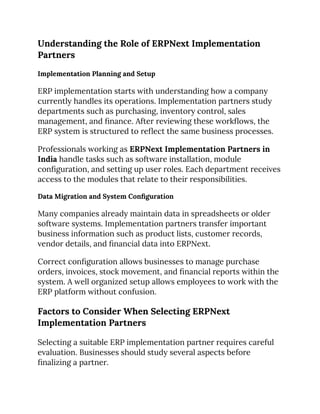 Choosing the Right ERPNext Implementation Partners in India.docx