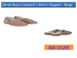 ADD TO CART
Derek Rose Crawford 1 Men's Slippers - Beige
 