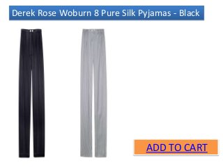 ADD TO CART
Derek Rose Woburn 8 Pure Silk Pyjamas - Black
 
