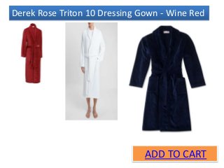 Derek Rose Triton 10 Dressing Gown - Wine Red
ADD TO CART
 