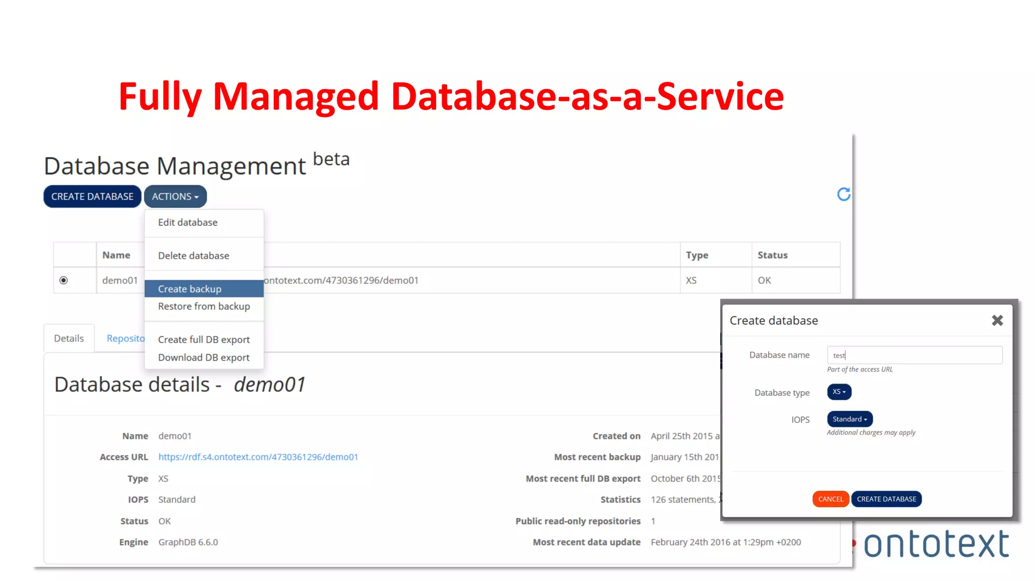 Fully Managed Database-as-a-Service
29Feb 2016Choosing the Right Graph Database to Succeed in Your Project
 