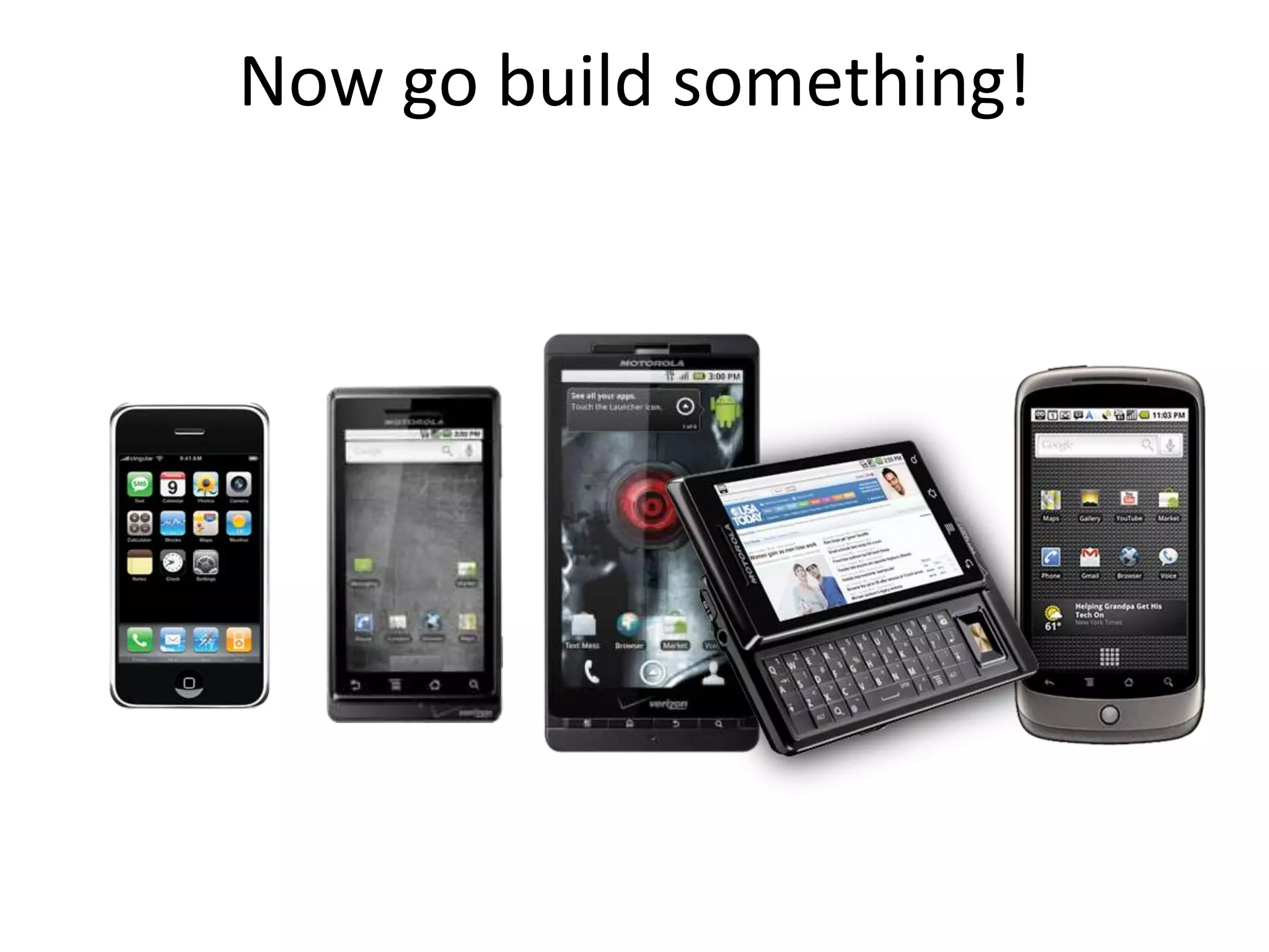 Now go build something!
 