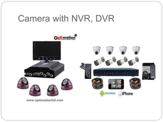 Camera with NVR, DVR
 