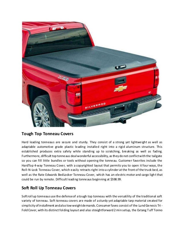 Choosing The Right Tonneau Cover For Your Truck