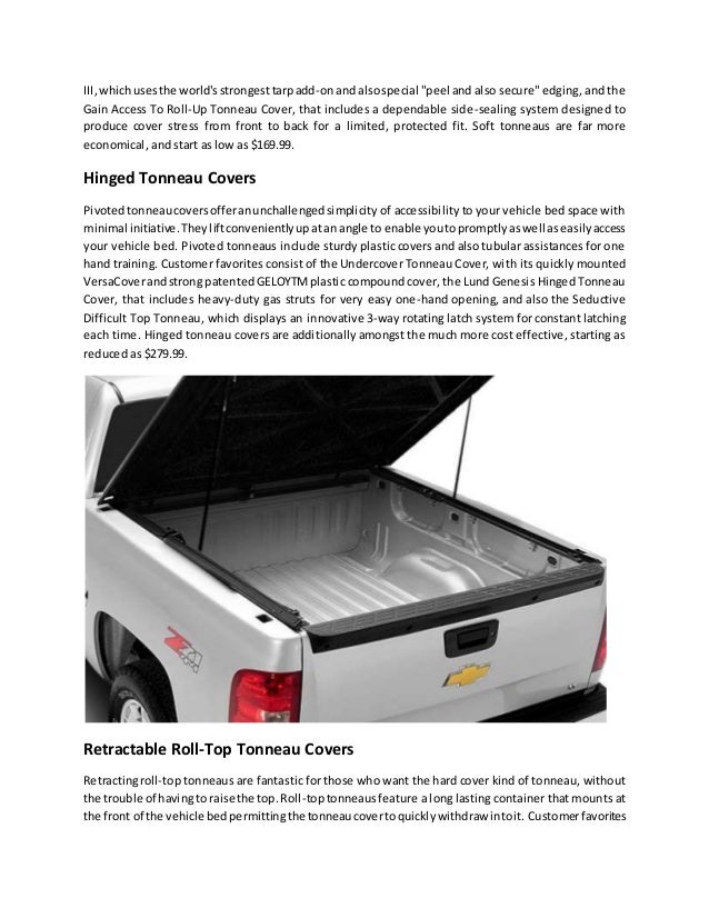 Choosing The Right Tonneau Cover For Your Truck
