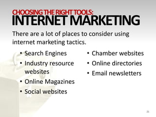 Choosing The Right Tools