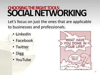 Choosing The Right Tools