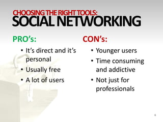 Choosing The Right Tools