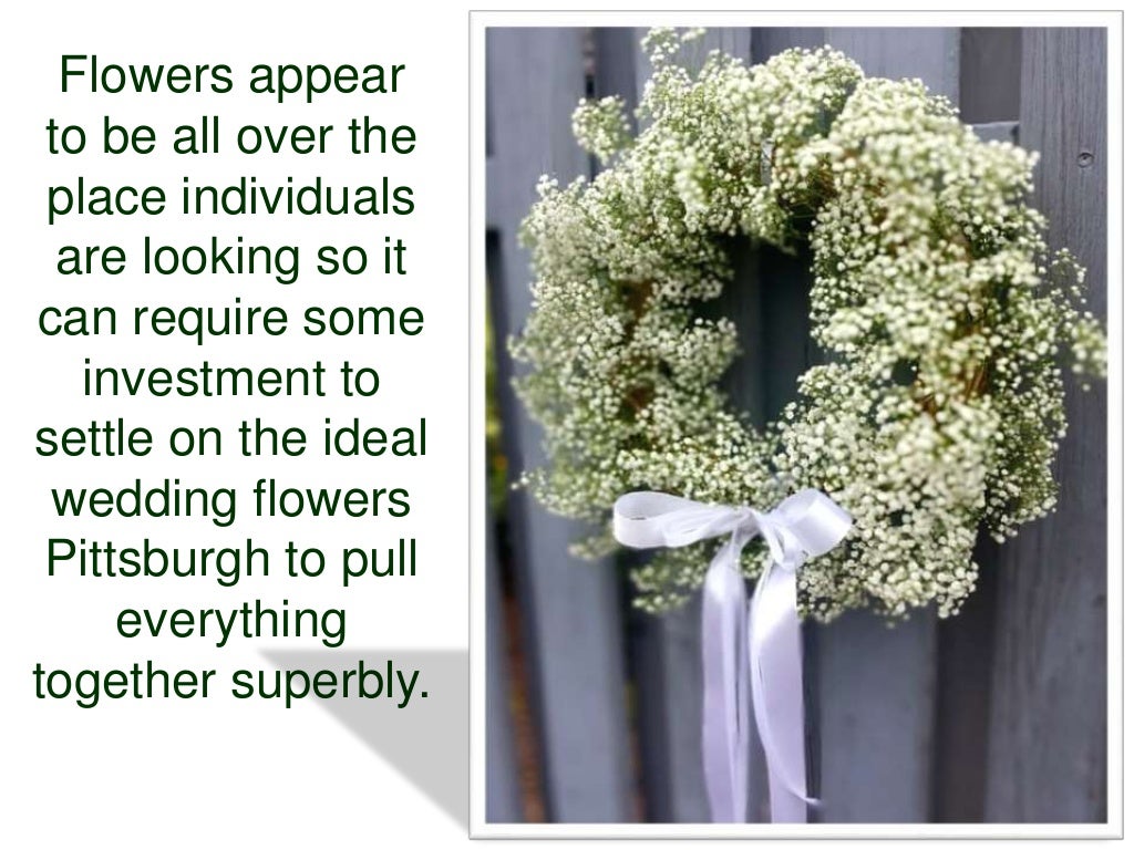 Choosing Wedding Flowers Pittsburgh