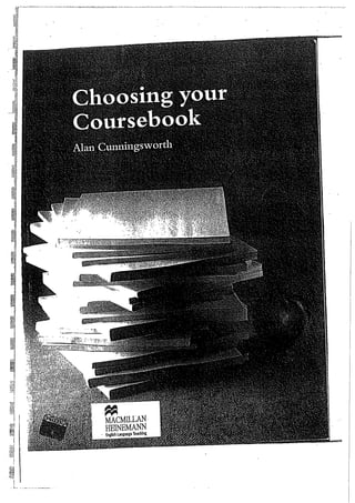 Choosing your coursebook