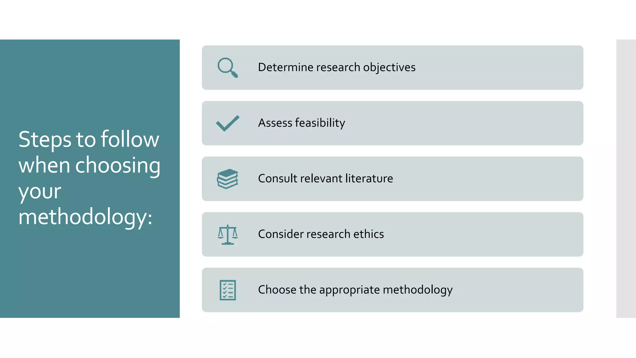 Choosing your Methodology | PPTX