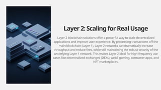 Choosing Your Web3 Architecture: L1 vs L2 vs Appchain | PPTX