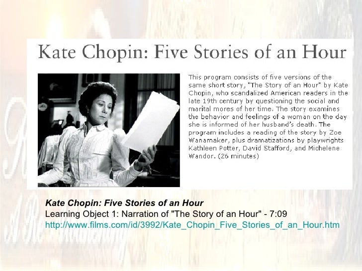 story of an hour joy that kills Speed that kills: the role of technology in kate chopin’s the role of technology in kate chopin’s “the story of “the story of an hour” has long. story of an hour joy that kills Speed that kills: the role of technology in kate chopin’s the role of technology in kate chopin’s “the story of “the story of an hour” has long.