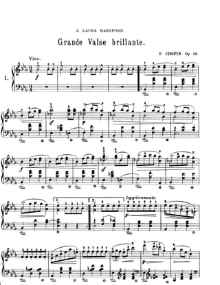 Chopin valse brillante opus 18