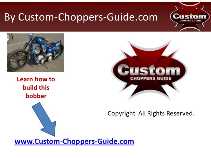 Chopper Frame Building Tips