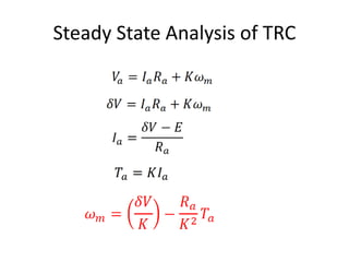 Steady State Analysis of TRC
 