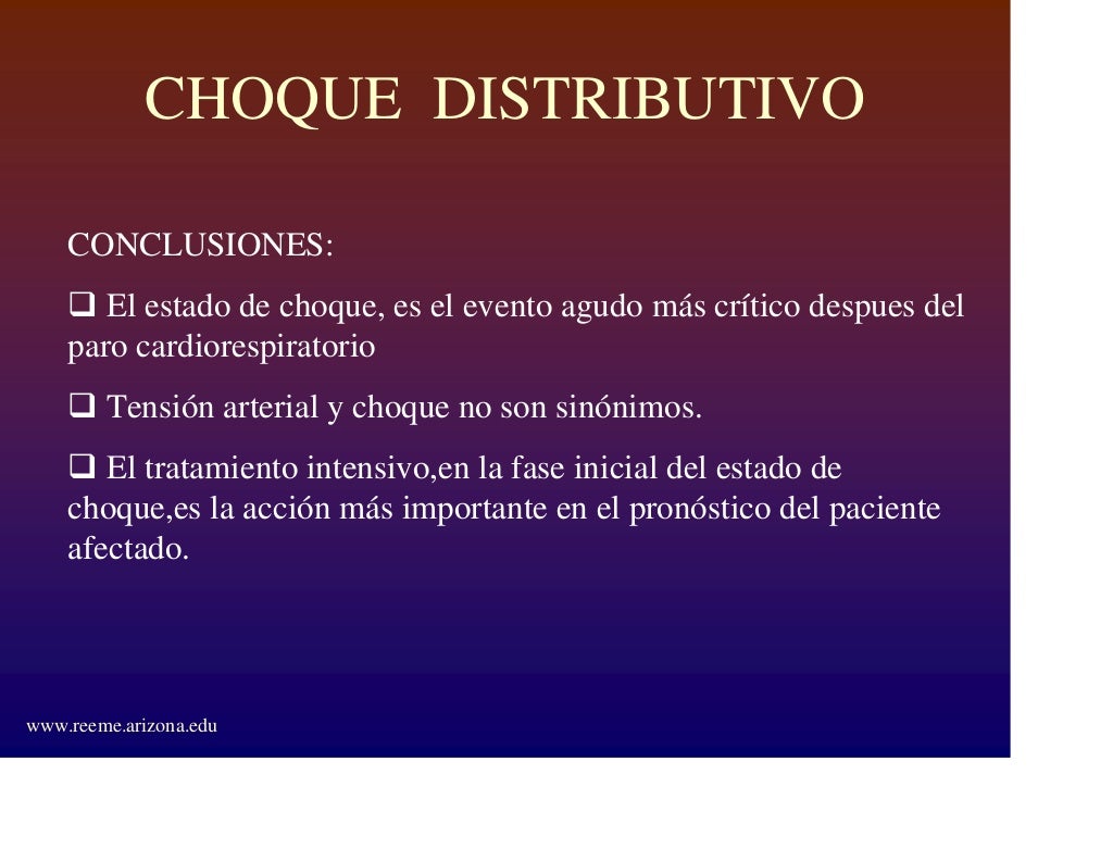 Choque distributivo