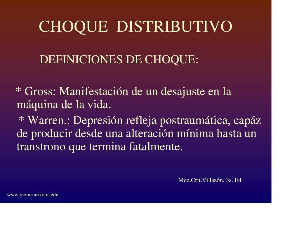 Choque distributivo