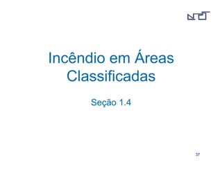 3377 
Incêndio em Áreas 
Classificadas 
Seção 1.4 
 