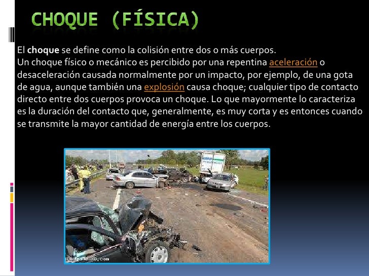 Choque (física)