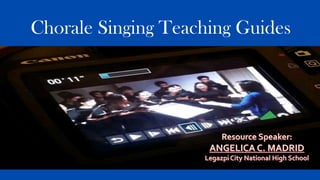 Chorale Singing Teaching Guides
 