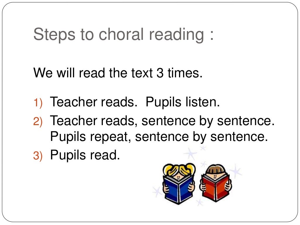 Choral reading