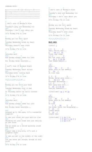 Thursday Riffs Chord | DOCX