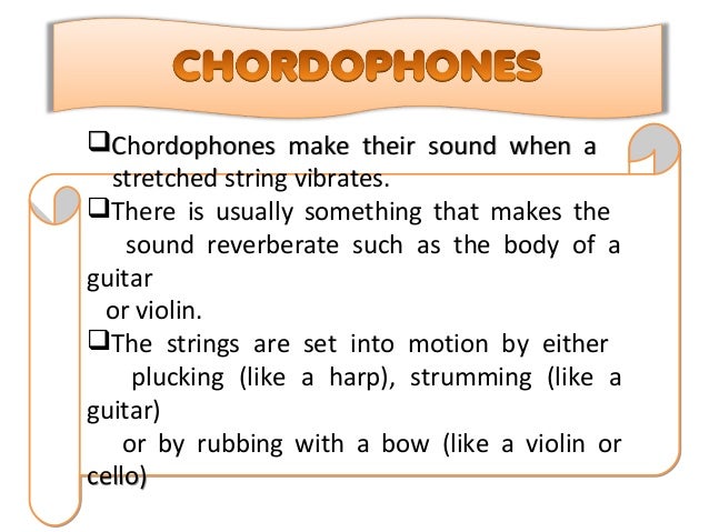 Chordophone presentation