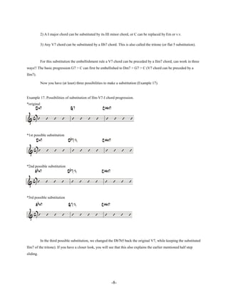 Chord progressions and substitutions jazz reharmonization_-_Tonnie Van Der Heide