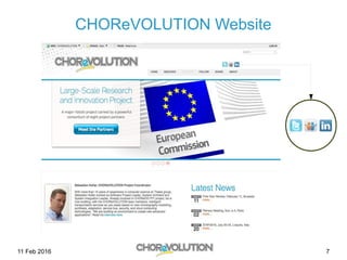 11 Feb 2016 7
CHOReVOLUTION Website
 