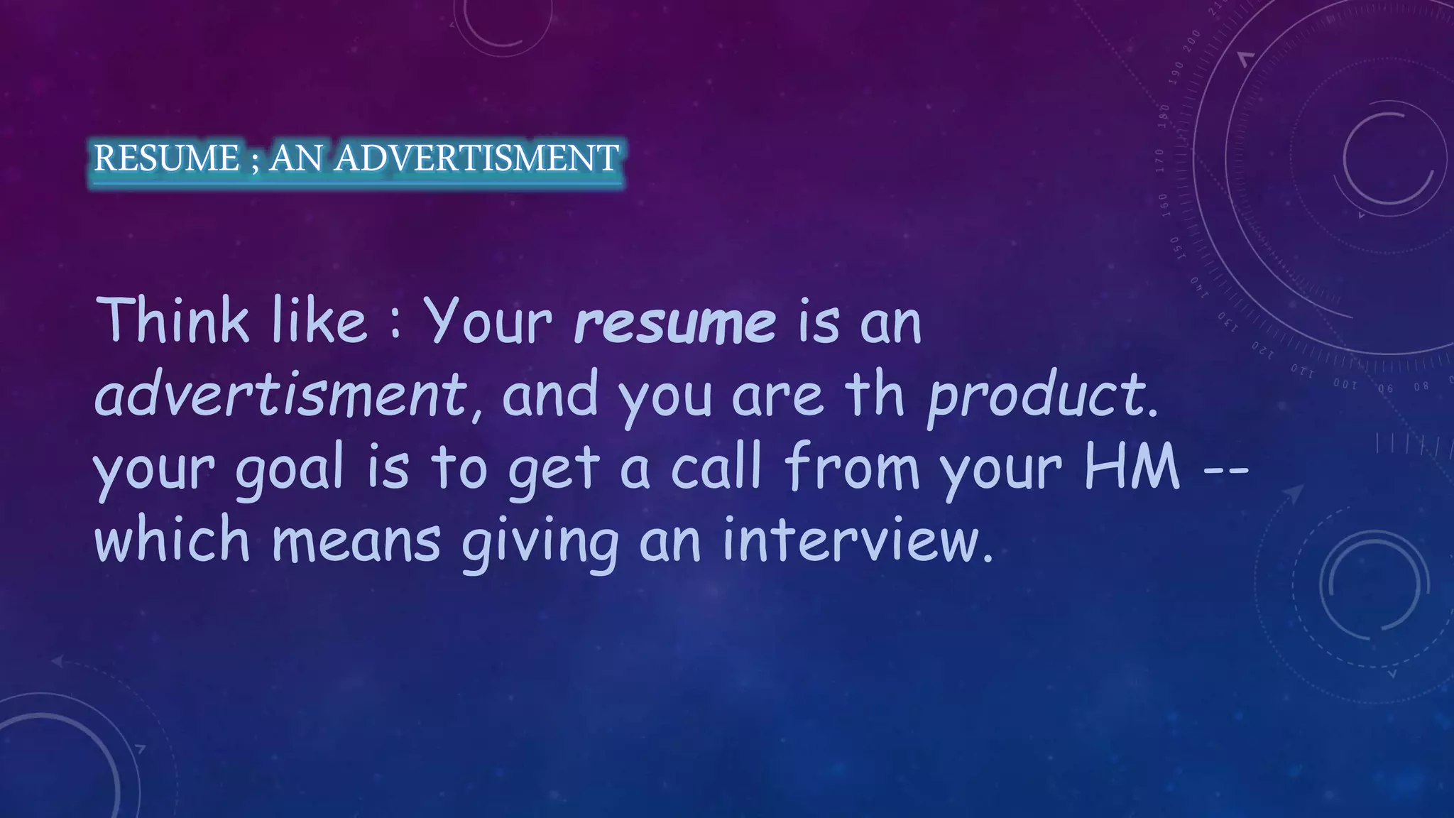 Choronological Resume PPT Choronological resume ppt