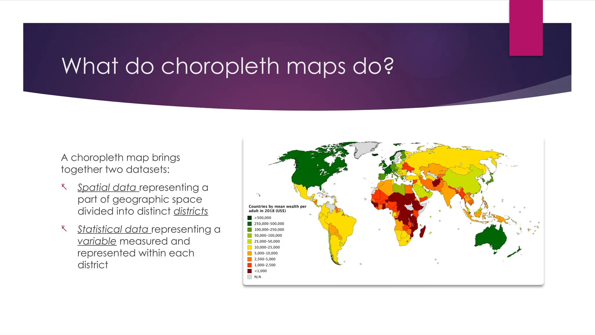 Introduction to Choropleth Maps: interpreting and drawing inferences ...