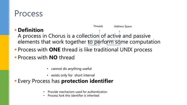 Chorus - Distributed Operating System [ case study ] | PPTX