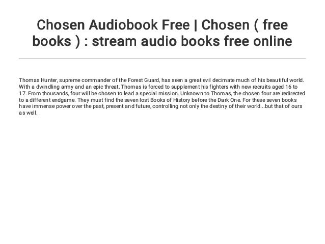 Chosen Audiobook Free Chosen Free Books Stream Audio Books F