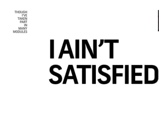 My Learning Journey in Design (2012)