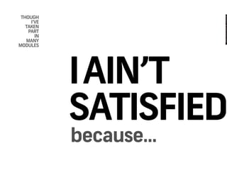 My Learning Journey in Design (2012)