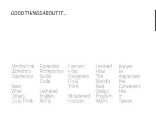 My Learning Journey in Design (2012)