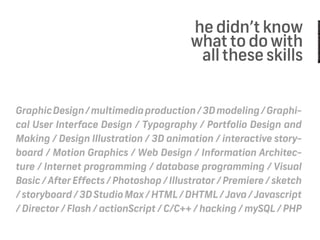 My Learning Journey in Design (2012)