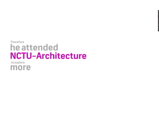 My Learning Journey in Design (2012)