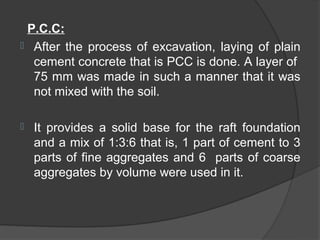 Pcc Raft ppt on training civil report on shuttering | PPT