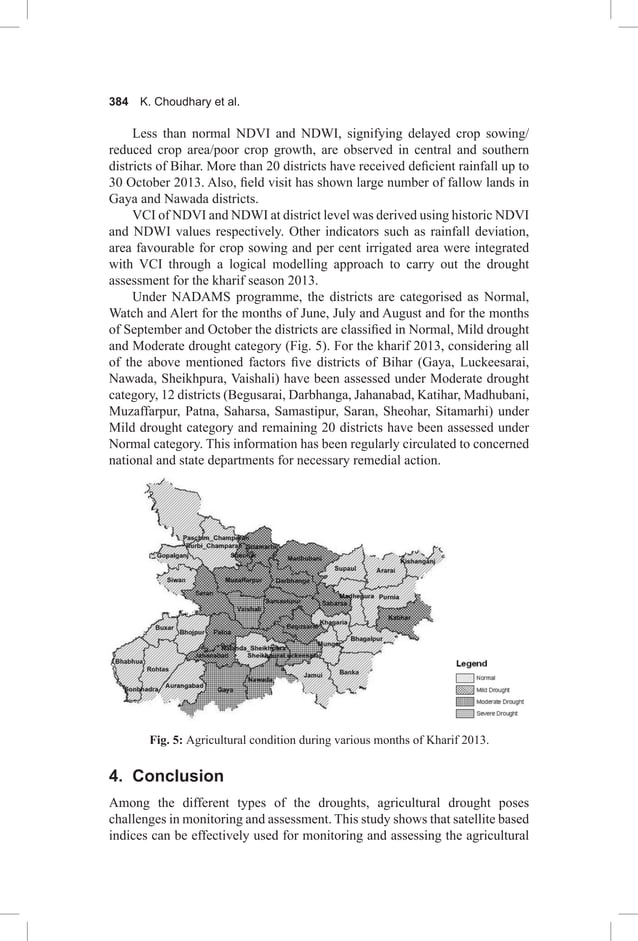 Drought Assessment Tool Remote Sensing Normal Pdf Free Download