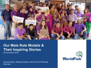 Our Male Role Models &
Their Inspiring Stories
20 November 2018
Ramisa Nawar, Sadiyya Sultana, Saima Ali and Shimsad
Narmeen
 