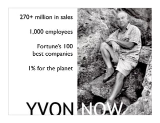 Chouinard/Patagonia Leadership Case Study