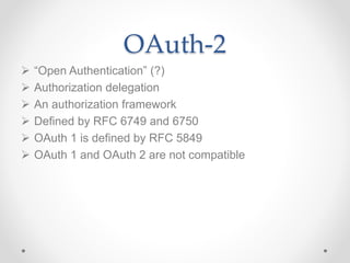 Understanding gRPC Authentication Methods | PPTX