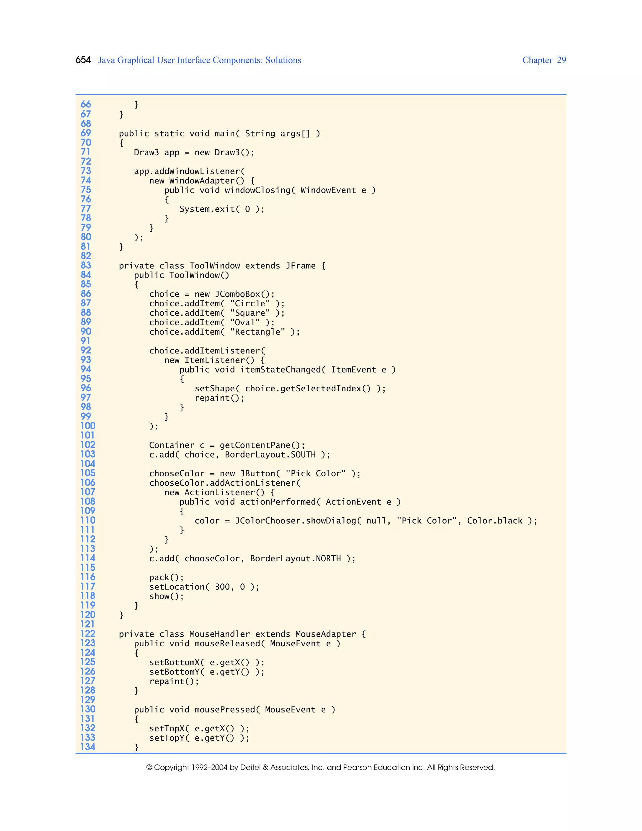 Chowtodoprogram solutions