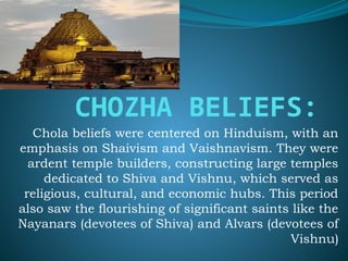 CHOZHA EMPIRE THE BRAVE EMPIRE IN THE WORLD | PPTX