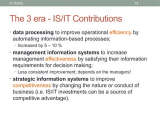 Chp-01 The Evolving Role of IS and Technology in Organizations - A ...